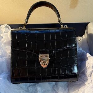 Aspinal of London Midi Mayfair purse with strap. Brand new condition!